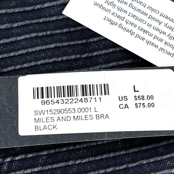 SOUL by SoulCycle Women's Mineral Wash Miles And Miles Bra - L - Picture 6 of 6